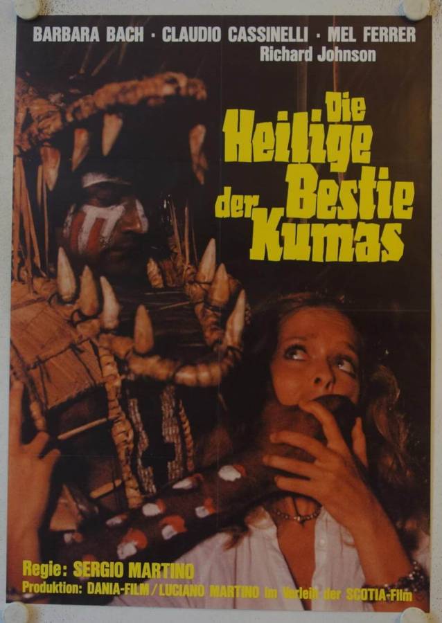 Die heilige Bestie der Kumas originales deutsches Filmplakat